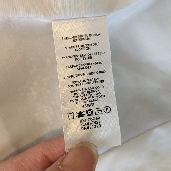 Like New Ann Taylor Factory Tweed Blazer Peplum Sleeves Size 2 - Picture 7 of 10